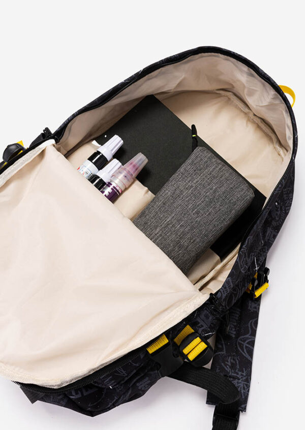 Painted Black Backpack - Image 6