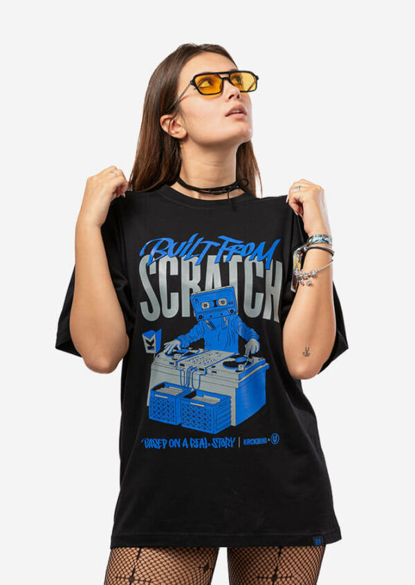 DJ UNDOO KRCKBRND scratch tee