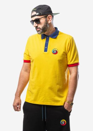 krckbrnd romania yellow polo tee