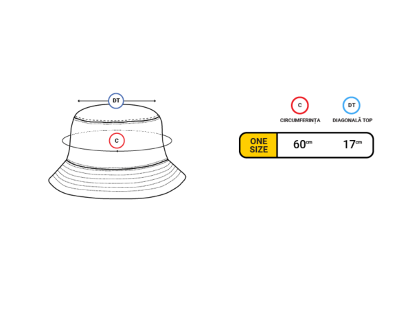 krckbrnd size chart bucket hat